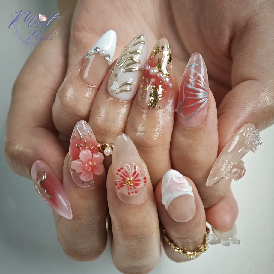 Blush - Gold Romantic Carving