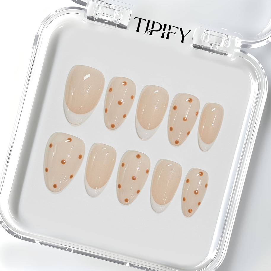 French with Brown Dots