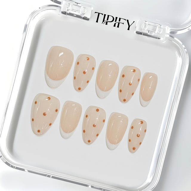 French with Brown Dots