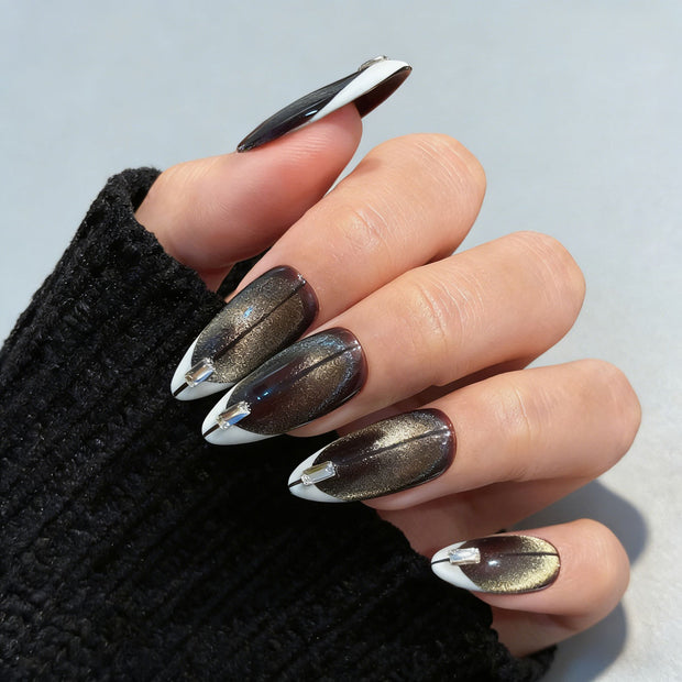 Ombre Burgundy to Gold