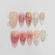 Blush - Gold Romantic Carving
